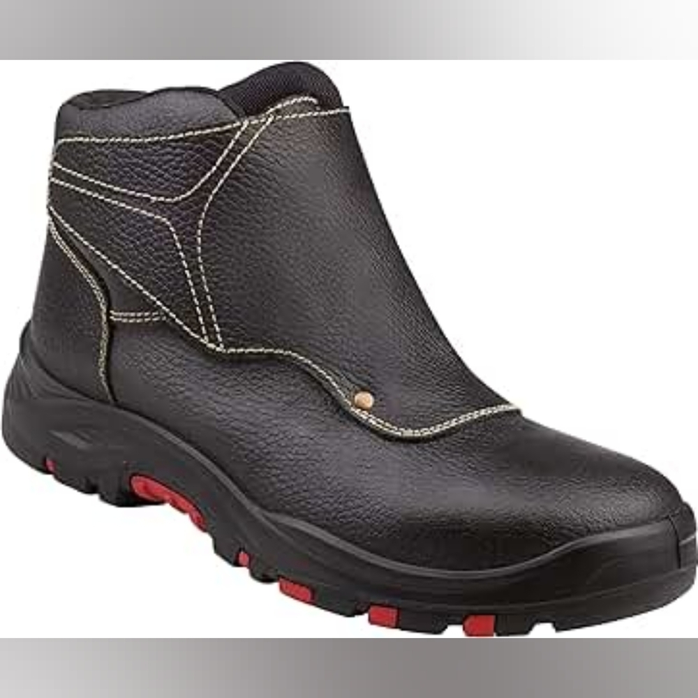 Delta Plus Panoply Cobra 3 S1P Mens Black Leather Welders Welding Safety Boots
